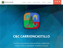 Tablet Screenshot of carrioncastillo.com